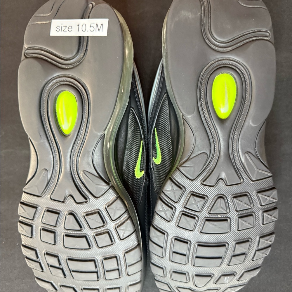 Nike Air Max 97 - Gray with Neon Highlights Pre-love; Like new. No box - Picture 4 of 4